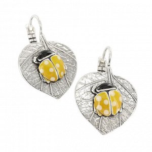 Серьги TARATATA, Cox, с цветной смолой, TT-T25-04715-10Y (желтый)