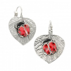 Серьги TARATATA, Cox, с цветной смолой, TT-T25-04715-103 (красный)