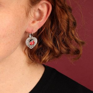 Серьги TARATATA, Cox, с цветной смолой, TT-T25-04715-103 (красный)