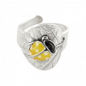 Кольцо TARATATA, Cox, разъемное, с цветной смолой, TT-T25-04403-10Y (желтый)