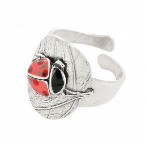 Кольцо TARATATA, Cox, разъемное, с цветной смолой, TT-T25-04403-103 (красный)