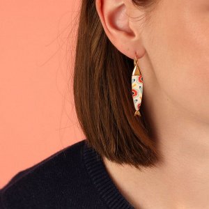 Серьги TARATATA, Sardine, с цветной смолой, TT-T24-01709-20M (золотистый)