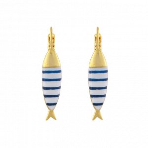 Серьги TARATATA, Sardine, с цветной смолой, TT-T24-01701-204 (синий)