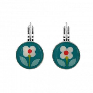 Серьги TARATATA, Tweed, с цветной смолой, TT-W24-06766-104 (синий)