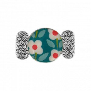 Кольцо TARATATA, Tweed, разъемное, с цветной смолой, TT-W24-06428-104 (синий)