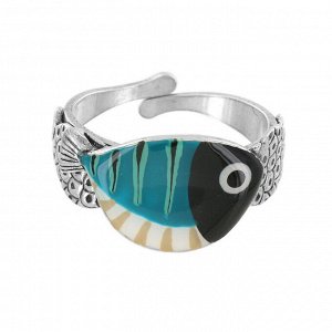 Кольцо TARATATA, Ocean, разъемное, с цветной смолой, TT-W24-02405-107 (зеленый)