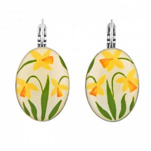 Серьги TARATATA, Jonquille, с цветной смолой, TT-W24-01707-10Y (желтый)