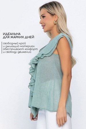 Блуза Поцелуй ветра (светло-зеленая) Б13895-7М