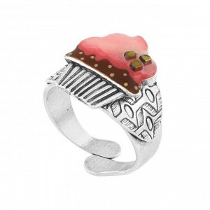 Кольцо TARATATA, Chapardeuse, разъемное, с цветной смолой и бусинами, TT-H24-07413-105 (розовый)