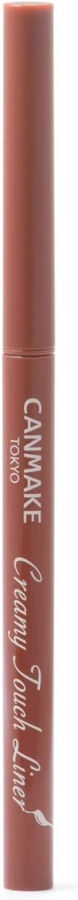 Подводка-карандаш с ультратонким гелевым стержнем CANMAKE Gel Creamy Touch Line