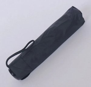 "DripDrop" Зонт мужской, 3 слож., механический, цв.черный