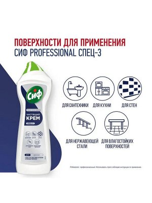 Средство чистящее крем CIF Active Fresh 750мл