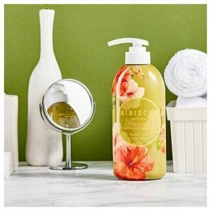 Парфюмированный лосьон для тела с экстрактом гибискуса, Jigott Hibiscus Perfume Body Lotion, 500ml