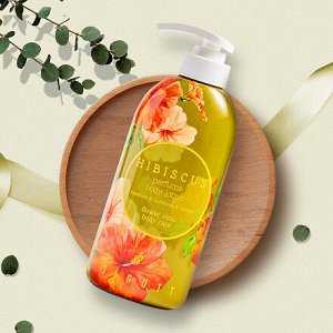 Парфюмированный лосьон для тела с экстрактом гибискуса, Jigott Hibiscus Perfume Body Lotion, 500ml