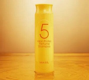 Шампунь с протеинами 5 Salon Protein Perfume Shampoo, 300мл.(5 желтый 300)