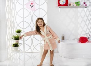 Детский банный халат Snop Цвет: Абрикосовый (4-5 лет). Производитель: Karna