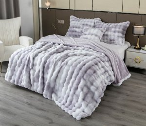 Покрывало декоративное Buffy Premium (дымчатая лаванда) 160x220