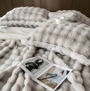 Покрывало декоративное Buffy Premium (дымчатый капучино) 160x220