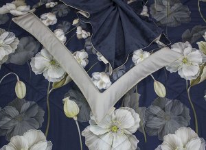 Жанет (индиго бежевый) ABC Egypt Cotton комплект