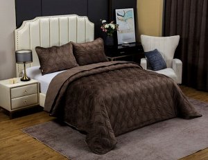 Стеганное покрывало Kendall (капучино) 240х260см (1), 50х70см (2), шт