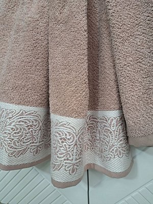К-т полотенец Dolce (роза платина) 70х140см(1),50х90см(1), шт