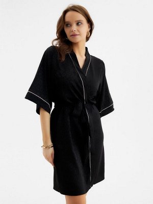 Халат женский KAFTAN Leo black collection, чёрный