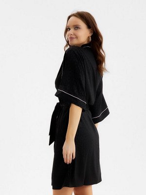 Халат женский KAFTAN Leo black collection, чёрный