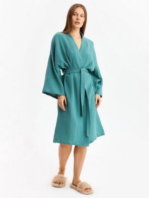 Халат домашний женский KAFTAN Basic размер, зеленый