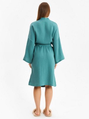 Халат домашний женский KAFTAN Basic размер, зеленый