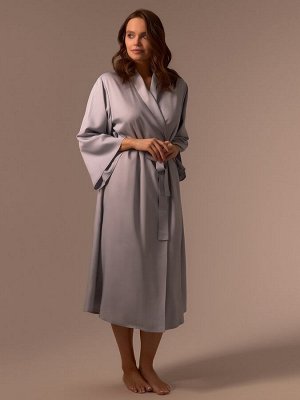 Халат женский SL HOE, модал, серый
