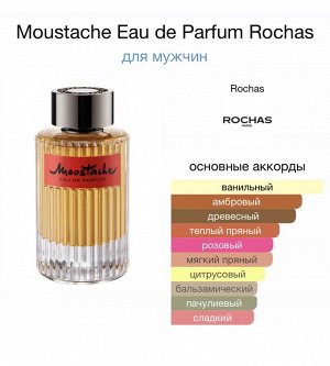 Мужские духи Moustache Eau de Parfum Rochas 125 мл. Оригинал