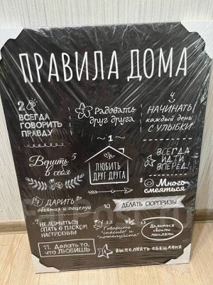 Картина «Правила дома»