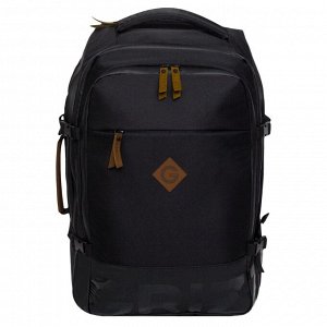 Большой молодежный рюкзак GRIZZLY с карманом для ноутбука 15", креплением для чемодана и потайным карманом, мужской