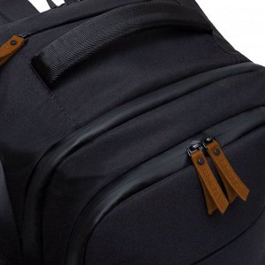 Большой молодежный рюкзак GRIZZLY с карманом для ноутбука 15", креплением для чемодана и потайным карманом, мужской