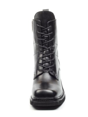 SE21W-2A BLACK Ботинки зимние женские (натуральная кожа, натуральный мех)