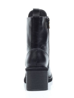 SE21W-2A BLACK Ботинки зимние женские (натуральная кожа, натуральный мех)