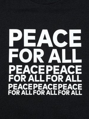 UNIQLO UT - футболка PEACE FOR ALL, дизайн Сато Касива - 09 BLACK