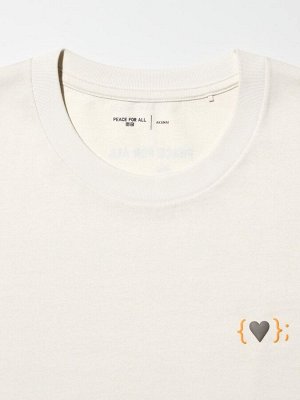 UNIQLO UT - футболка PEACE FOR ALL, дизайн от Akamai - 30 NATURAL