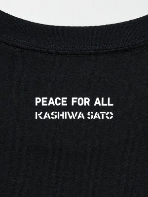 UNIQLO UT - футболка PEACE FOR ALL, дизайн Сато Касива - 09 BLACK