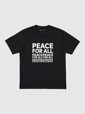 UNIQLO UT - футболка PEACE FOR ALL, дизайн Сато Касива - 09 BLACK