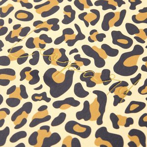 Ежедневник недатированный А5 VISTA, под кожу, гибкий, 136 л., Leopard