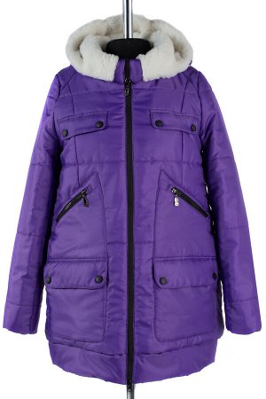 05-0659 Куртка зимняя Scandinavia (Синтепон 300) Плащевка темно-фиолетовый