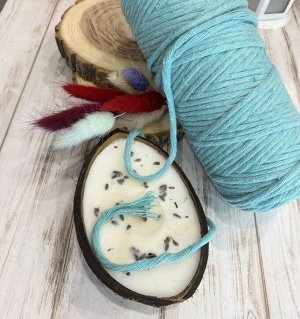 Шпагат хлопковый 5 мм Мятный (2133) для макраме