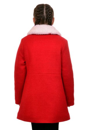 Пальто Цвет: Красный; Материал: Вареная шерсть
Утепленное пальто для девочки с вышивкой.
Ткань верха - Вареная шерсть (65% шерсть + 35% п/э), подклад - 100%п/э, утеплитель синтепон 100 гр.
Меховая опу