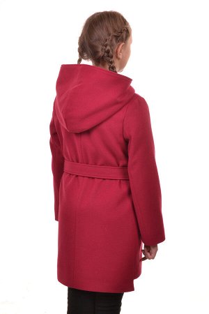 Пальто Цвет: Красный; Материал: Пальтовая ткань