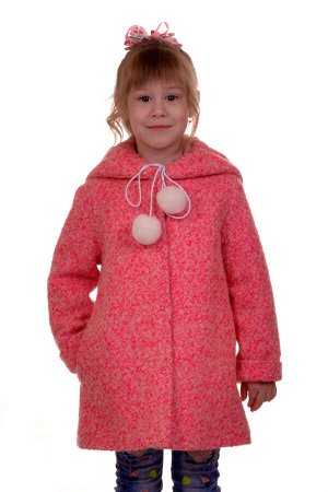 Пальто Цвет: Серо-розовый; Материал: Букле
Утепленное пальто для девочки.
Ткань верха - Букле (65% шерсть + 35% п/э), подклад - 100%п/э, утеплитель синтепон 60 гр.