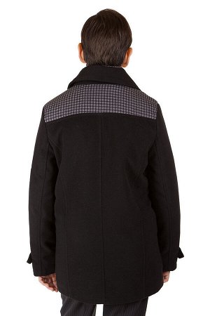 Пальто Цвет: Черный; Материал: Пальтовая ткань