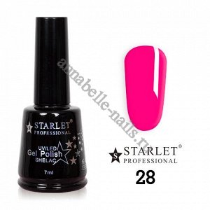 Starlet, Гель-лак №028 «Розовое ожерелье», 7мл