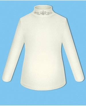 Школьная молочная блузка для девочки Цвет: молочный