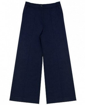 Синие школьные брюки для девочки Цвет: синий